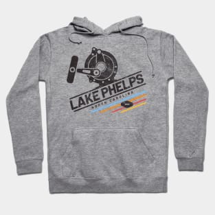 Fishing Reel for Fishing at Lake Phelps, North Carolina Hoodie